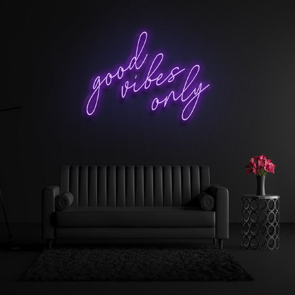 Good Vibes Only Neon Sign