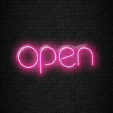 Open Neon Sign