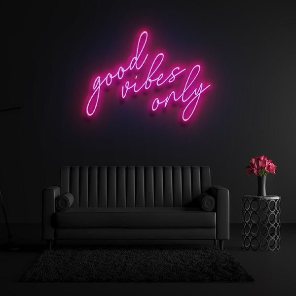 Good Vibes Only Neon Sign