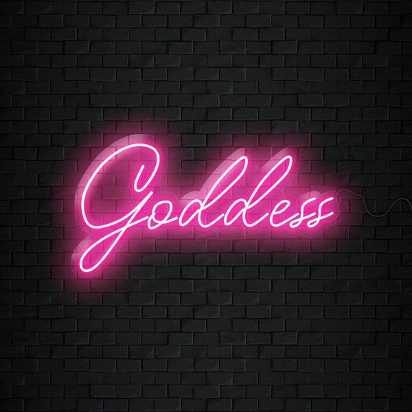 Goddess Neon Sign