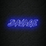 Savage Neon Sign