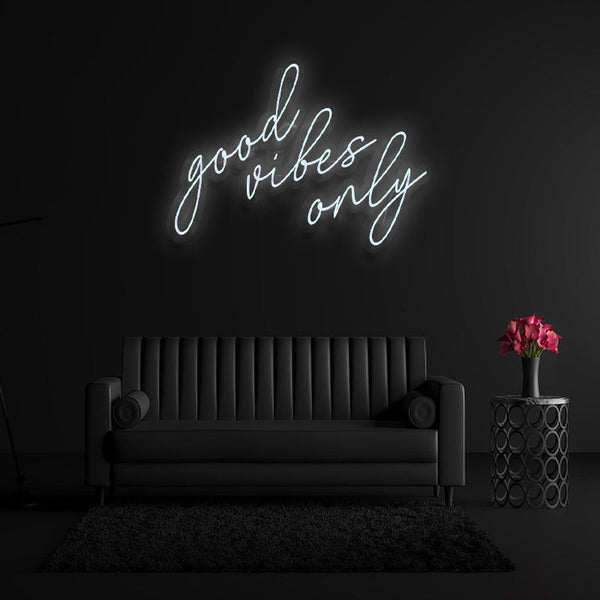 Good Vibes Only Neon Sign