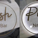 Acrylic Backlit Sign