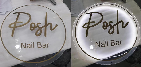 Acrylic Backlit Sign