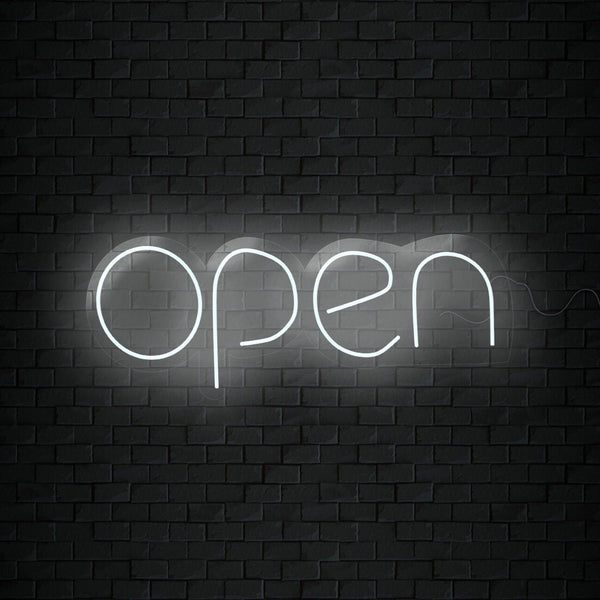 Open Neon Sign