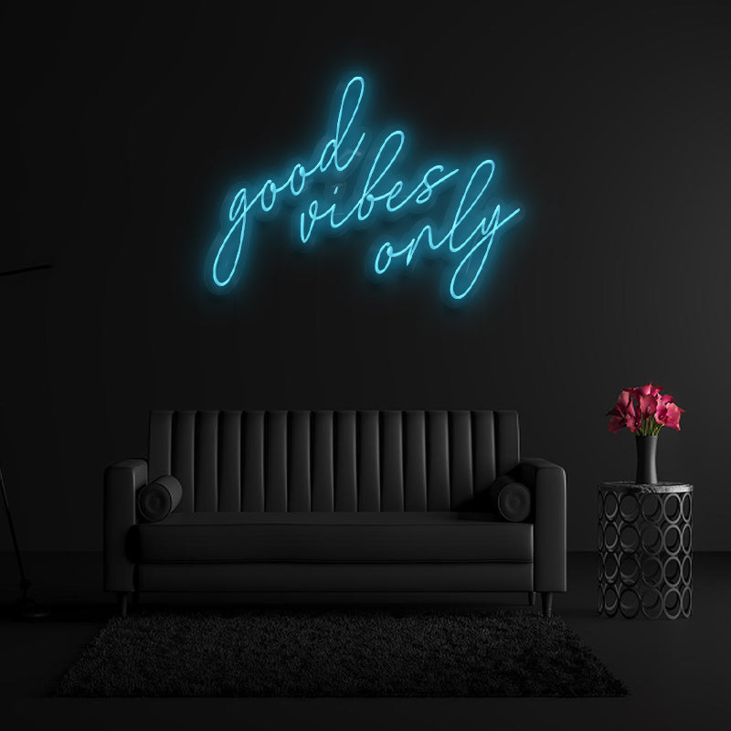 Good Vibes Only Neon Sign