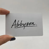 Metal Business Cards