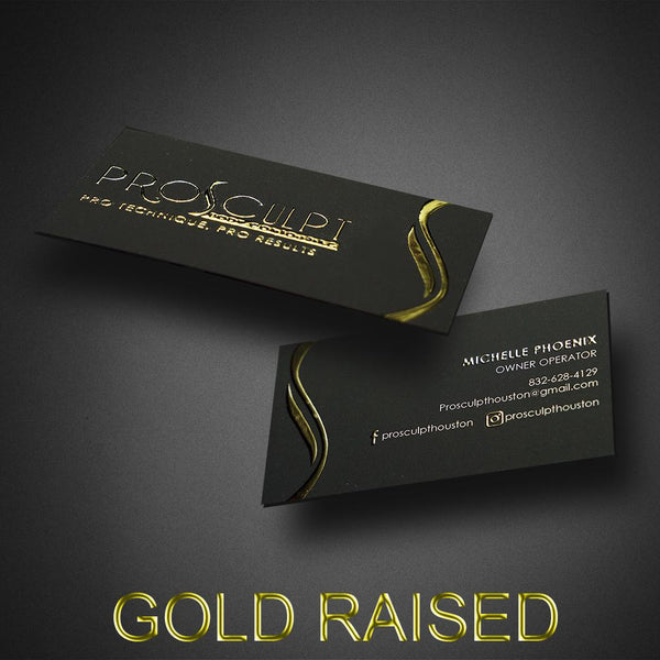 Raised Foil Cards