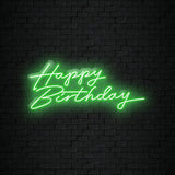 Happy Birthday Neon Sign