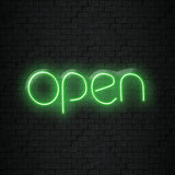 Open Neon Sign
