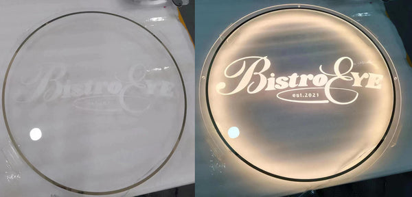 Acrylic Backlit Sign