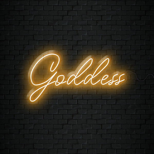 Goddess Neon Sign