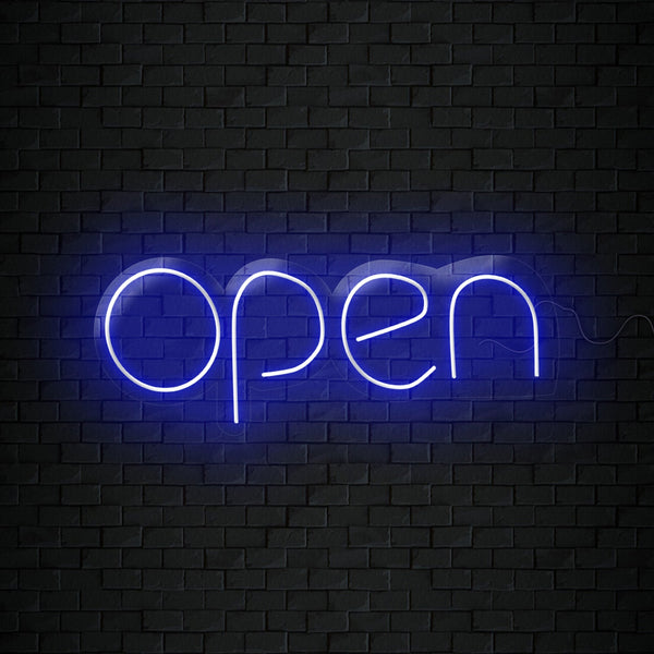 Open Neon Sign