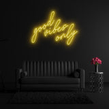 Good Vibes Only Neon Sign