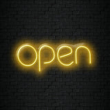 Open Neon Sign