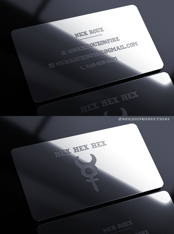 Metal Business Cards
