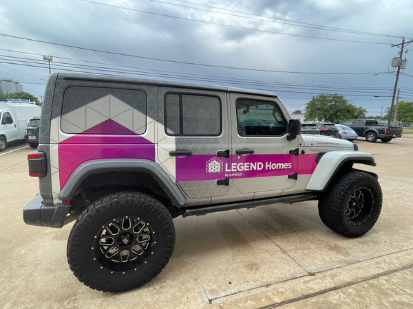 Car Wraps (Commercial Print & Custom Colors)