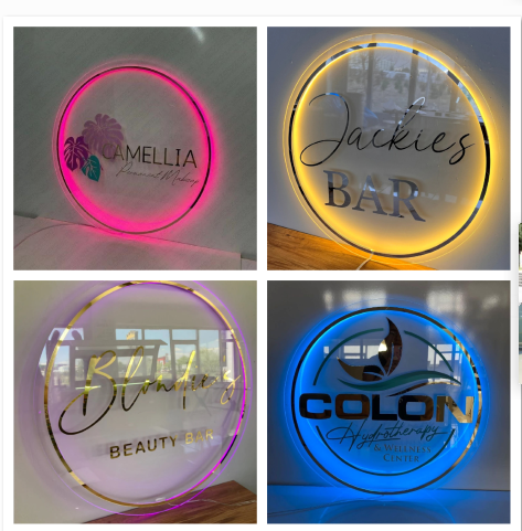 Acrylic Backlit Sign