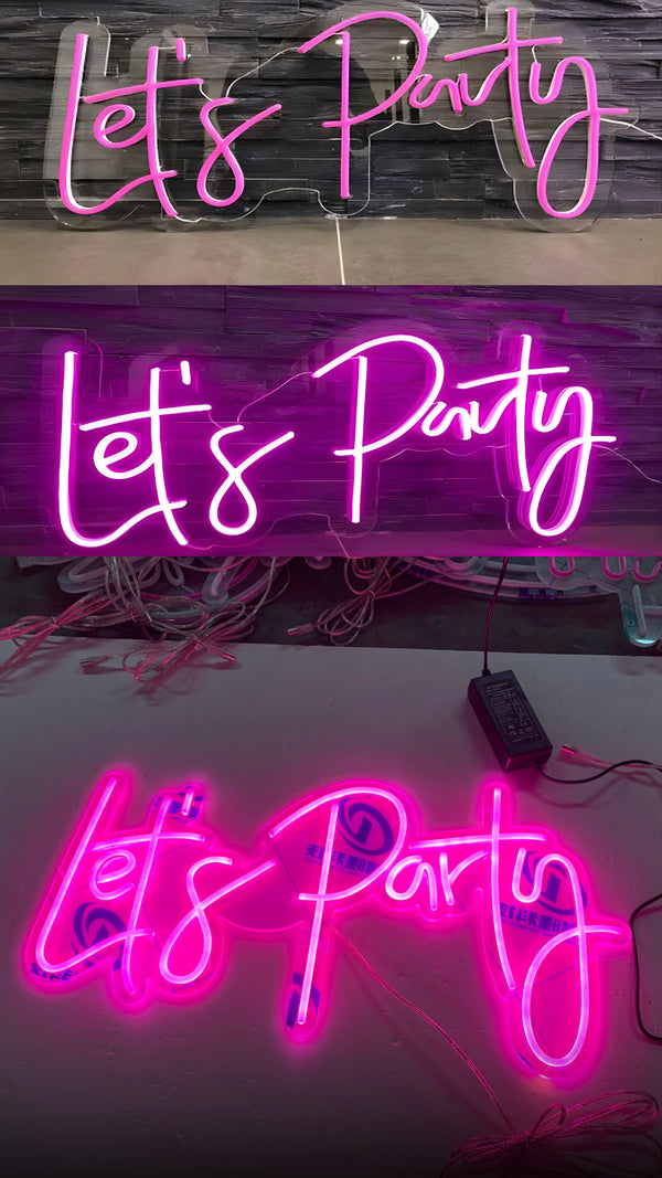 Let's Party - Premade Neon Sign