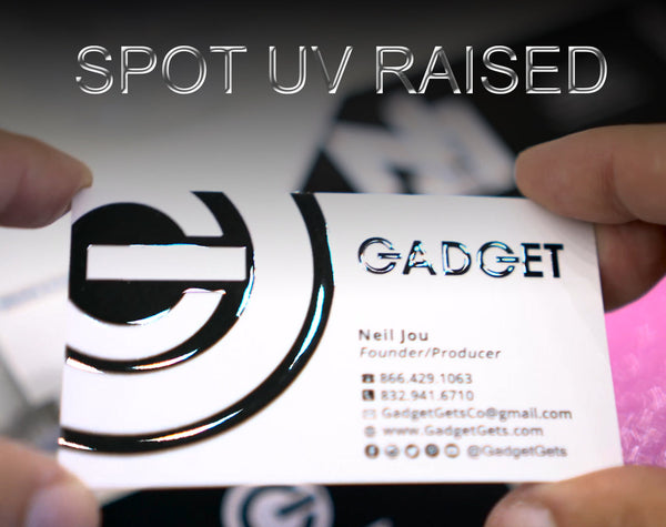 Raised Spot UV Cards