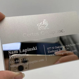 Metal Business Cards