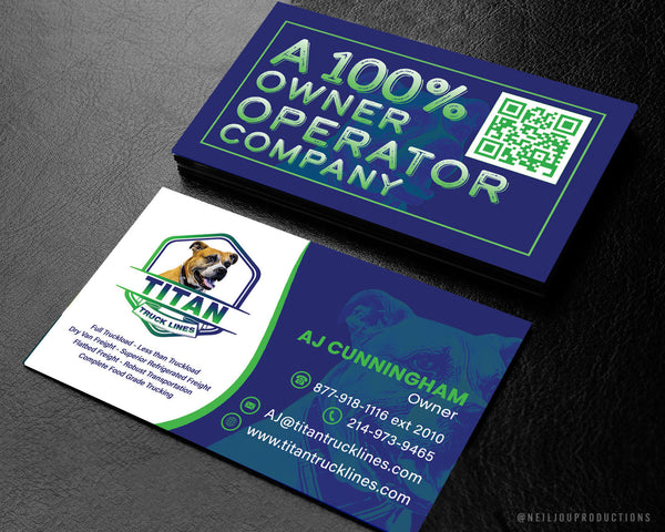 Business Card - 2" x 3.5"
