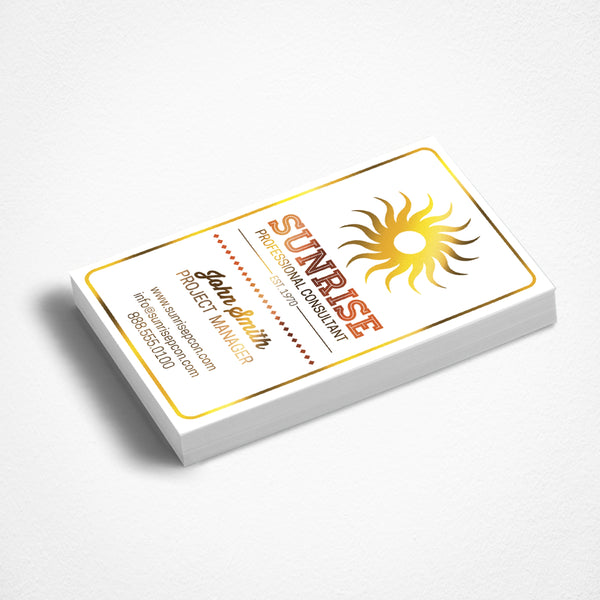 Unlimited Foil Business Cards