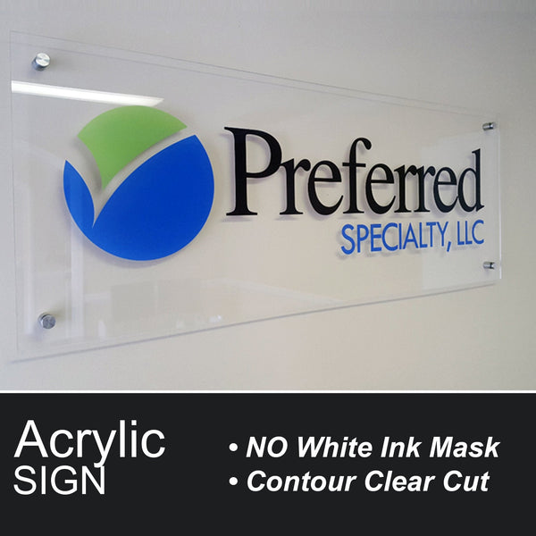 Plexiglass Acrylic Sign