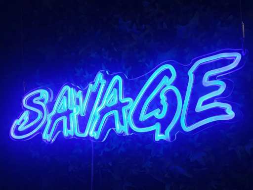 Savage Neon Sign