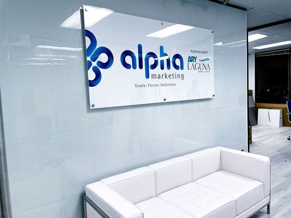 Plexiglass Acrylic Sign