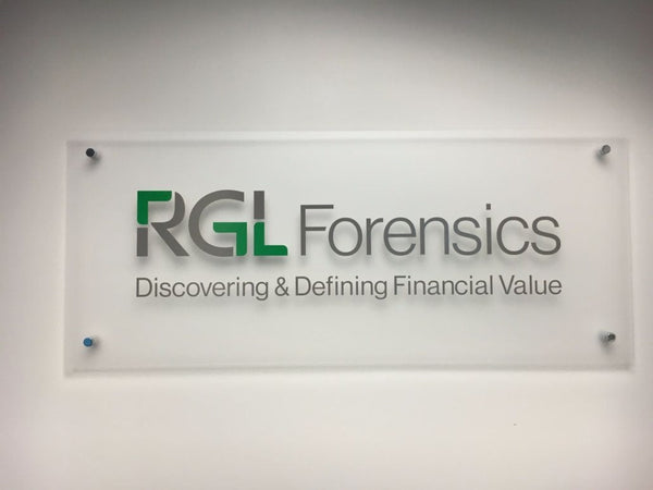 Plexiglass Acrylic Sign