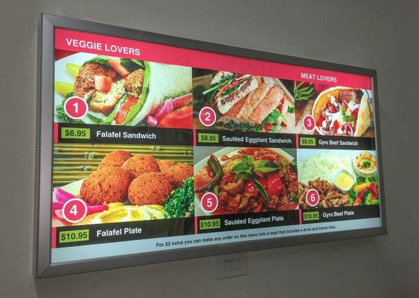 Backlit LED Frame Signs