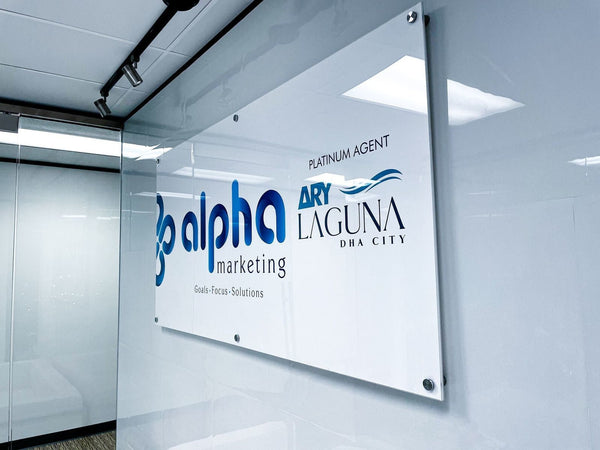 Plexiglass Acrylic Sign