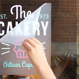 Adhesive Vinyl - Window & Wall Display
