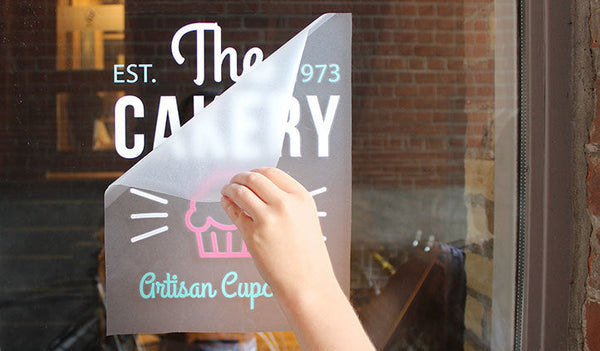 Adhesive Vinyl - Window & Wall Display