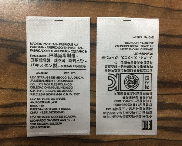 Clothing Labels