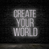 CREATE YOUR WORLD