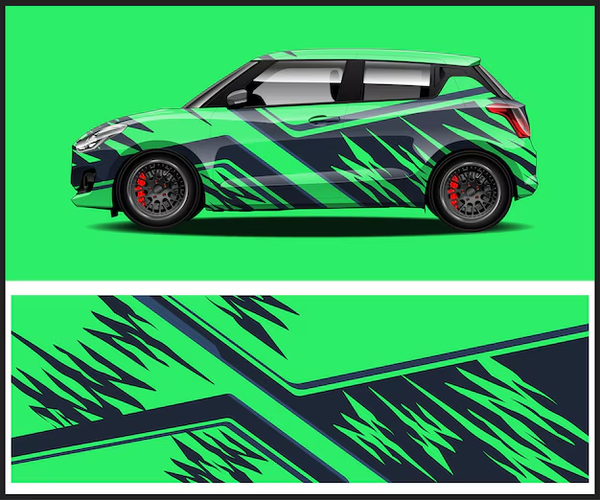 Car Wraps (Commercial Print & Custom Colors)