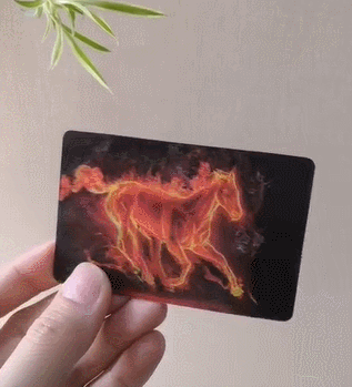 Lenticular 3D Cards - 3D Effect