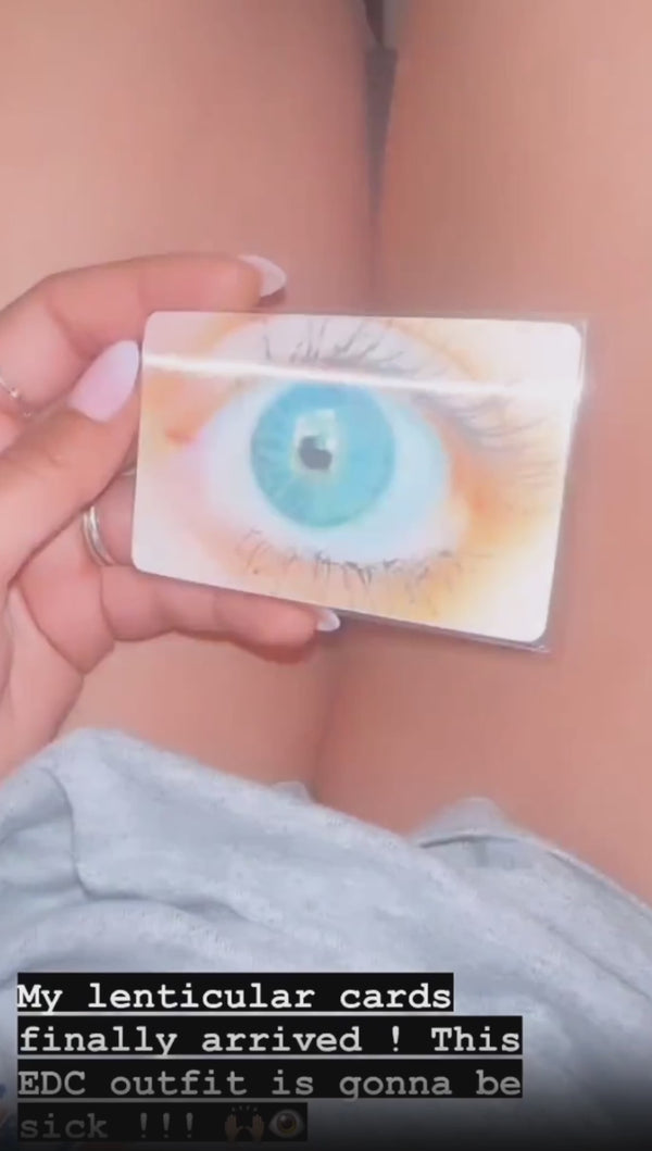 Lenticular 3D Cards - Flip Effect