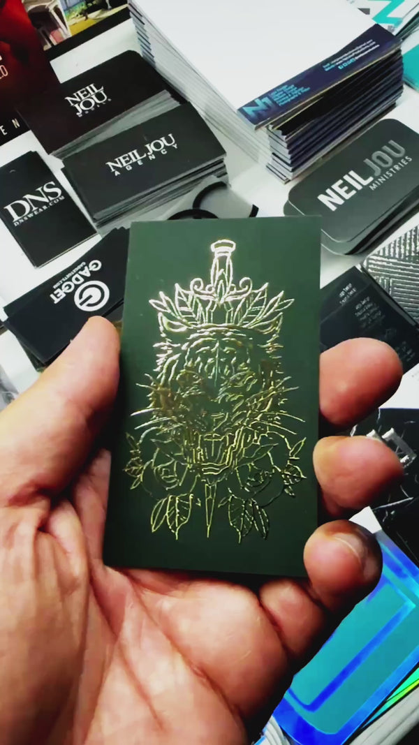 Raised Foil Cards