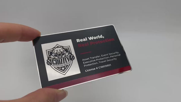 Metal Business Cards