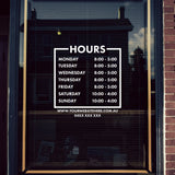 Store Business Hours